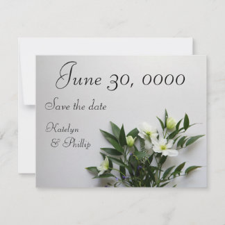 白クレマチス配列 セーブザデート