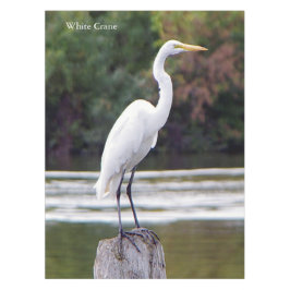 白クレーンテーブルクロス テーブルクロス