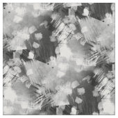 白クールと黒のグレーの抽象芸術パターン ファブリック (クローズアップ)