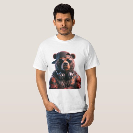 白クールを帯びる Tシャツ (正面フル)