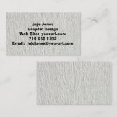 白クールフェイク木黒 名刺 (正面/裏面)