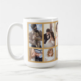 白クール金ゴールド最高のパパEver Father's Day Photo コーヒーマグカップ