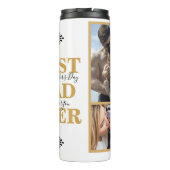 白クール金ゴールド最高のパパEver Father's Day Photo タンブラー (裏面)