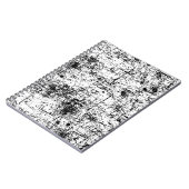 白グランジ ノートブック (左側)