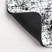 白グランジ マウスパッド (コーナー)