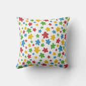 白ゲーマーミートルパターン クッション (裏面)