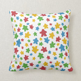 白ゲーマーミートルパターン クッション