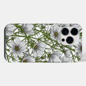 白コスモス花 iPhoneケース (裏面横)