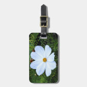 白コスモス ラゲッジタグ (正面縦)