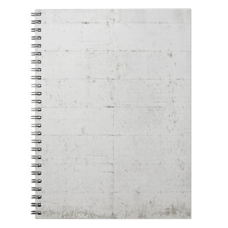 白コン色彩の鮮やかクリート壁コンクリート ノートブック
