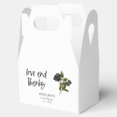 白ゴシッ素朴クバラブライダルシャワー フェイバーボックス (オープン)