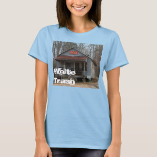 白ゴミ捨てTシャツ Tシャツ
