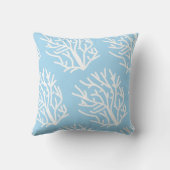 白サンゴエコ海青と白 クッション (裏面)