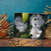 白シャクナゲ フォトプラーク (側面)