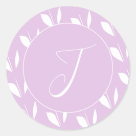 白シルエッ離れト封筒用シール ラウンドシール