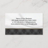 白シルク黒布張り 名刺 (裏面)