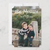 白シンプルいScript Be Photoフメリーラットカード シーズンカード (正面)