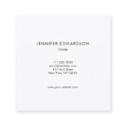 白シンプルエレガント金ゴールドプロフェッショナル