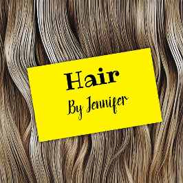 白シンプルミニマルカスタム髪型 名刺