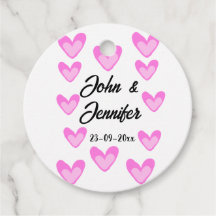 白シンプル文字ミニマルスタイル結婚ピンカハート