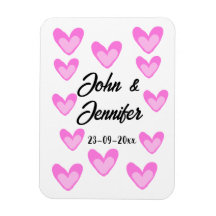 白シンプル文字ミニマルスタイル結婚ピンカハート