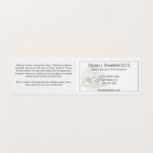 白シンプル歯医者の紹介 名刺 (外部フラット)