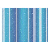 白シンプル色のグラデーションの星ストライプ星 テーブルクロス (正面(横))