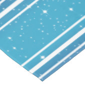 白シンプル色のグラデーションの星ストライプ星 テーブルクロス (アングル)