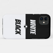 白シンプル黒のエレガンス!Case-Mate iPhone Case-Mate iPhoneケース (裏面(横))