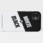 白シンプル黒エレガント白のだ!ケースメイトiPho Case-Mate iPhoneケース (裏面(横))