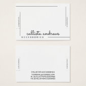 白シンプル黒スクリ縁どプトブレスレット表示 (正面&裏面)