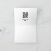 白シンプル黒ミニマルクラシックediバルミツワー サンキューカード (内部)