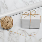 白シンプル ラッピングペーパー