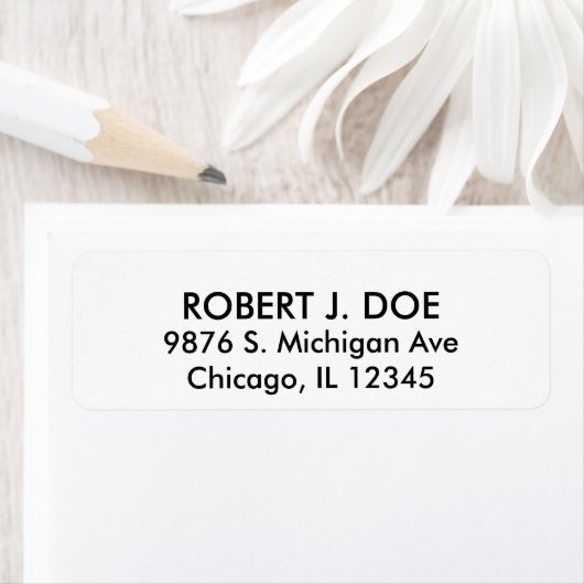 白シンプル ラベル (インサイチュ)