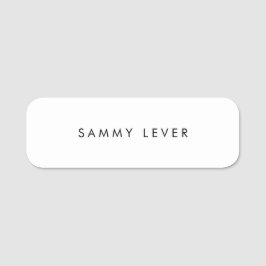 白シンプル 名札