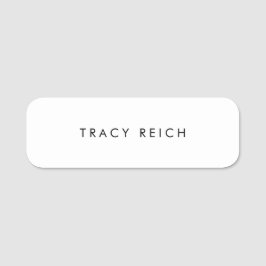 白シンプル 名札