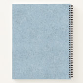 白スイスシェパード白GSDマンガードブルー ノートブック (裏面)