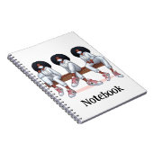 白スウェットノートブック ノートブック (右側)