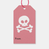 白スカル ギフトタグ (裏面)