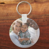 白スタイリッシュクール黒のブ絵を描ラシ線の写真 キーホルダー (裏面)