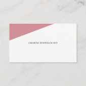 白スタイリッシュモダン色プロフェッショナル 名刺 (裏面)