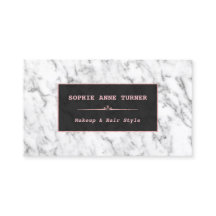 白スタイリッシュ大理石バラ金ゴールドメーキャップ