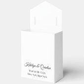 白スタイリッシュ色 フェイバーボックス (見開き)