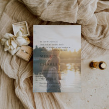 白スタイリッシュ黒写真モダン結婚の