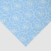 白ステンシルハイビスカスフローラ 薄葉紙 (詳細)