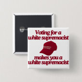 白ストップ主権の投票 缶バッジ (正面&裏面)