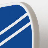 白ストライプいかり ピックルボールラケット (左詳細)