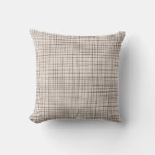 白ストライプの色 クッション (正面)