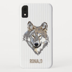 白ストライプ人狼 iPhone XRケース