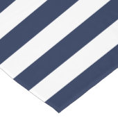 白ストライプ色パターン{背景色を選択} ショートテーブルランナー (コーナー)